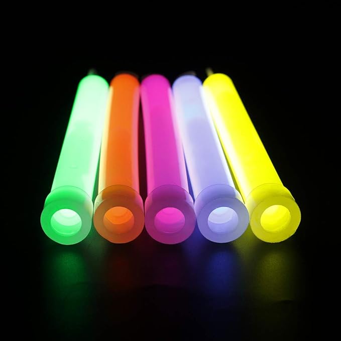 novelinks 50 Pcs 6'' Premium Glow Sticks Bulk - Image 4