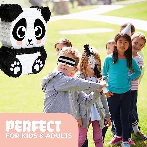 Panda Pinata, Hand Made Animal Pinata Perfect - Image 6