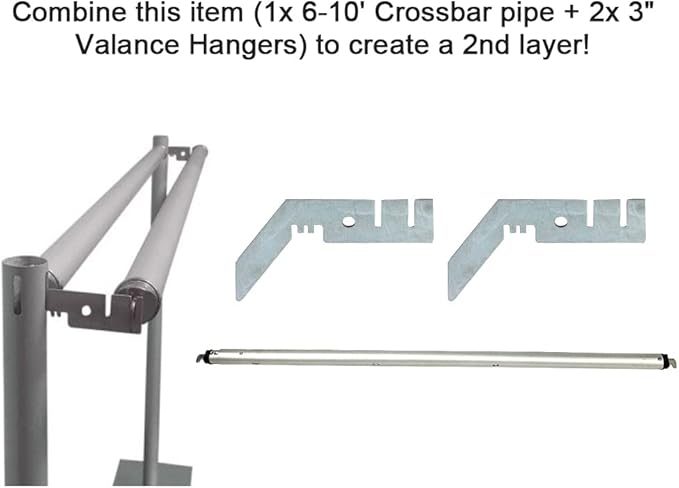 Portable Pipe and Drape Heavy Duty Backdrop Stand, ADJ Metal Frame and Heavy - Image 5