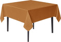 sancua Square Tablecloths 85x85 Inch Bronze by sancua