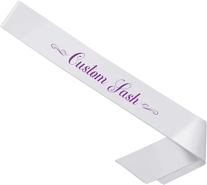 Custom Sash Double-Layered Pageant Sash by PartytoBe