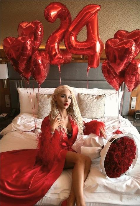 Number Balloon 40 Inch Red 4 Balloon, 4 14 24 34 40 44 48 New Years Balloons - Image 5