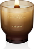 M&SENSE 9.88oz Natural Soy Wax Jar Candle by MSENSE