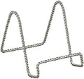TRIPAR Decorative Twisted Wire Stand, Chrome Display Tabletop Easel Sleek & by TriparInternational