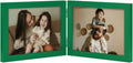 decorUhome Double 7x5 Picture Frame Horizontal, Engineered Wood Bifold Photo by decorUhome