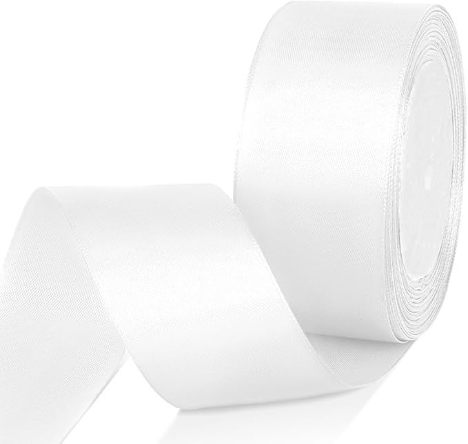 1-1/2" x 25 Yards Satin Ribbon, Floral Bouquets, Wedding Party Decorations by Quhora