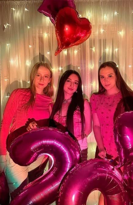 Hot Pink 40 Inch 0 Number Balloons, 0 Decorations - Image 4