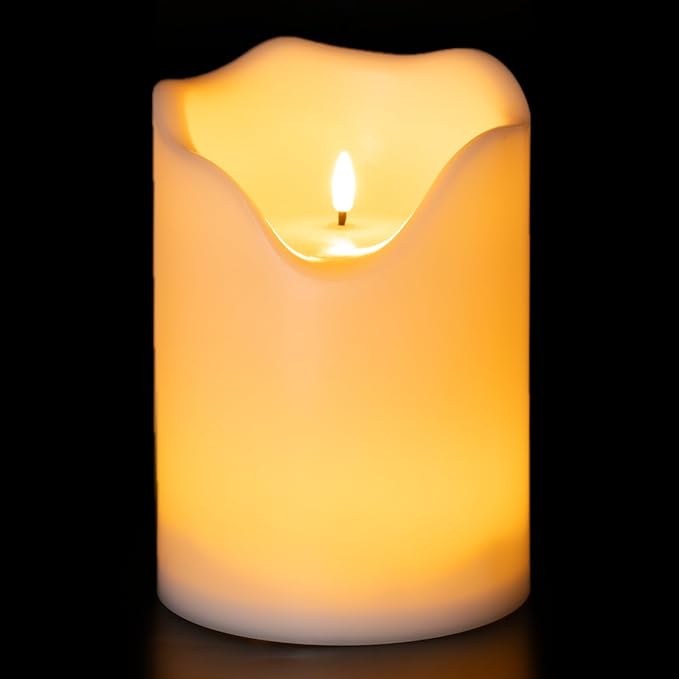 Homemory 6.3" x 8" Extra Large Outdoor Waterproof Candle by Homemory