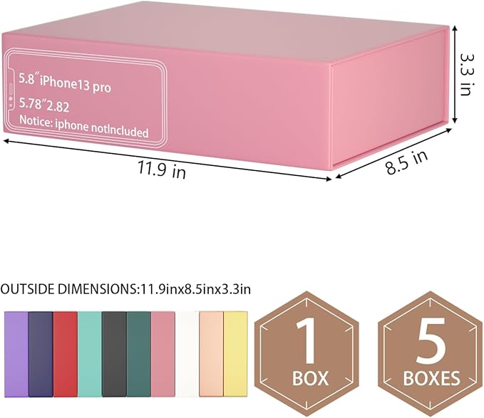 Gift Boxs 11.9" x 8.5" x 3.3" - Image 2
