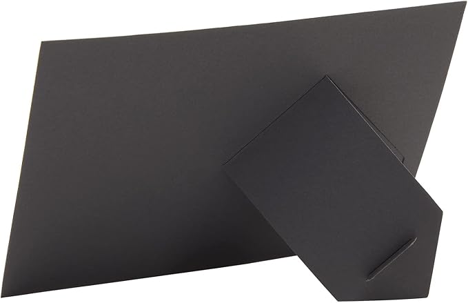 Juvale 4x6 Black Cardboard Photo Frames Bulk -Tabletop Easel Back - Image 8