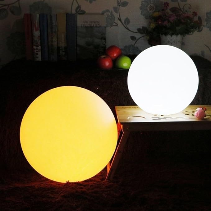 Globe Floor Lamp, 14-inch LED Ball Light - Image 5