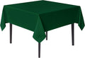 sancua Square Tablecloths 54x54 Inch Hunter Green by sancua