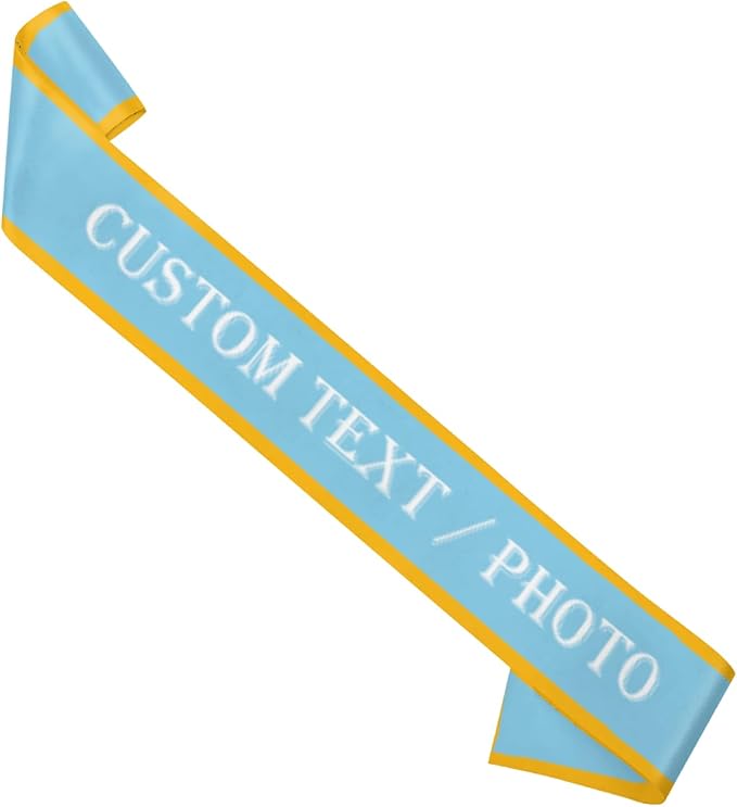 Custom Sash, Personalized Birthday Sash by Handmade