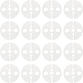 Balloon Clips DGBRSM 100pcs White Round Plastic Balloon Clips Wedding Party by DGBRSM