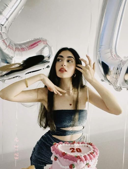 Silver 40 Inch 30 Number Balloons, 30 Decorations - Image 6