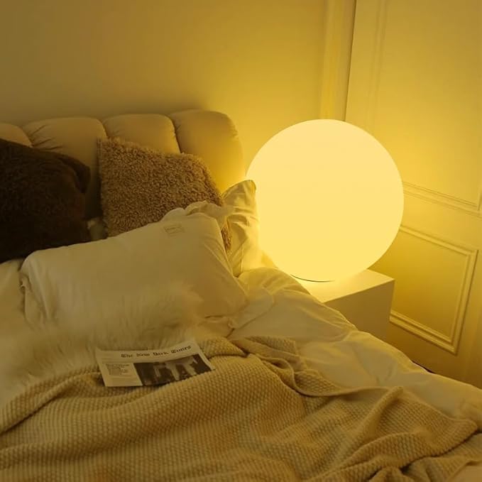 10-in Glowing LED Ball Light, Dimmable 16 RGB Color 4 Mode Glowing Orb Lights - Image 7