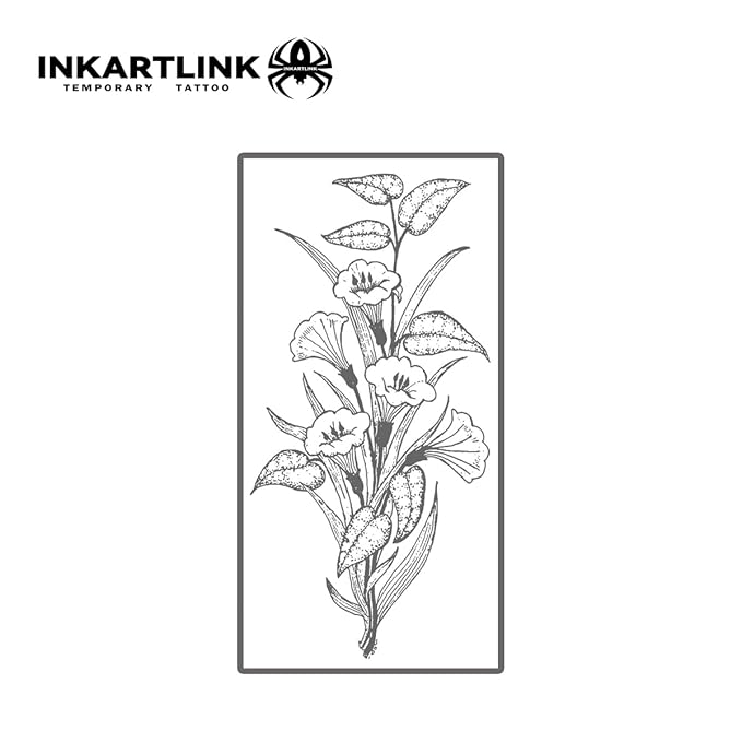 INKARTLINK Tattoo Tech, 2 Sheets Large Semi Permanent Tattoo, Adult Art Design - Image 3