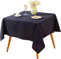 Craft And Party Square Tablecloth, 54 x 54 Inch Navy Blue Tablecloth, Polyester by CraftAndParty