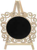 Round Chalkboard Signs Easel by AngelsCraft