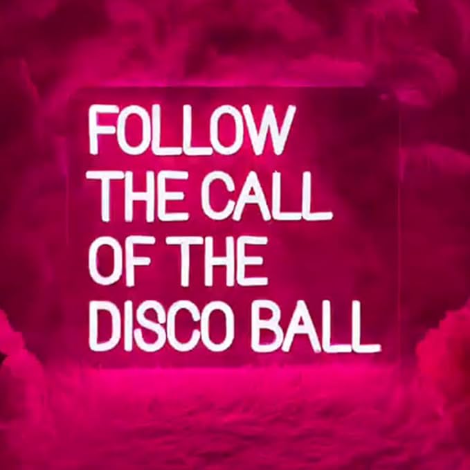 Neon Sign, Retro Disco Ball Sign, Disco Party Bar Pub Wall Decor, Home Wall - Image 2