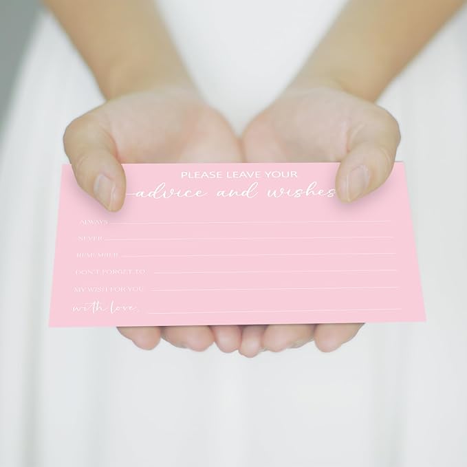 Pink Advice and Wishes Card, Advice Cards - Image 5