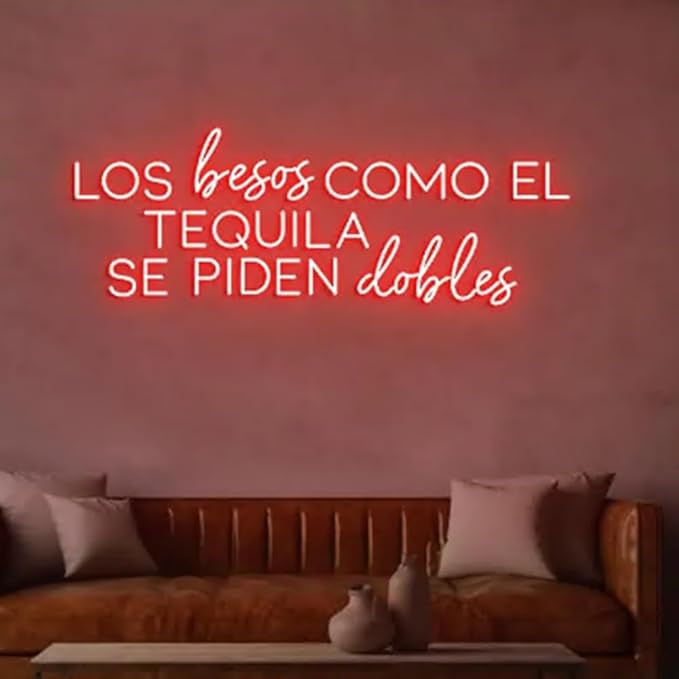 Tequila Neon Sign tequila Led Light Sign Bar Restaurant Decor Size:W24 x by BELISAMA