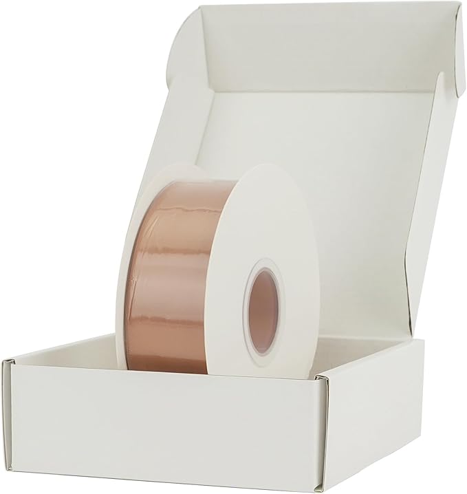 HUIHUANG Terracotta Ribbon 1-1/2 inch Double-Faced Satin Ribbon 50 Yards - Image 6