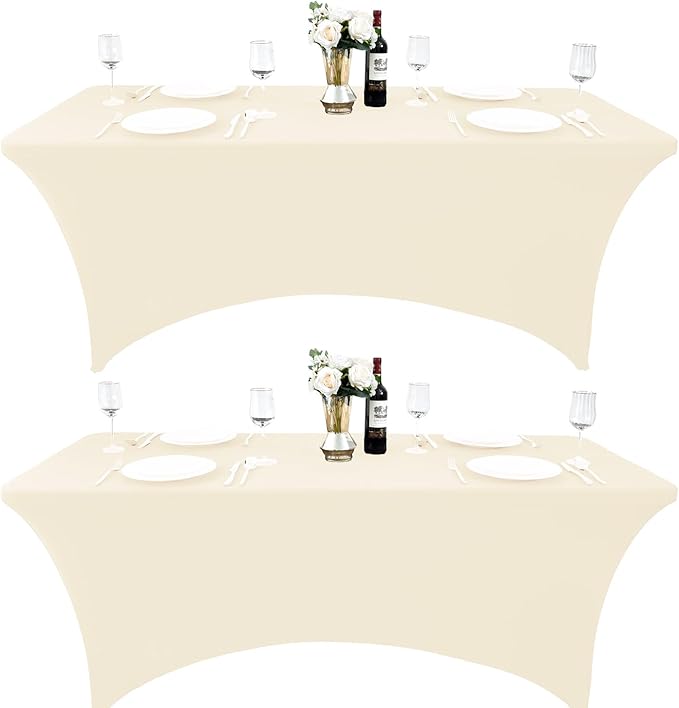 2-Pack 4ft Spandex Table Covers by Unknown