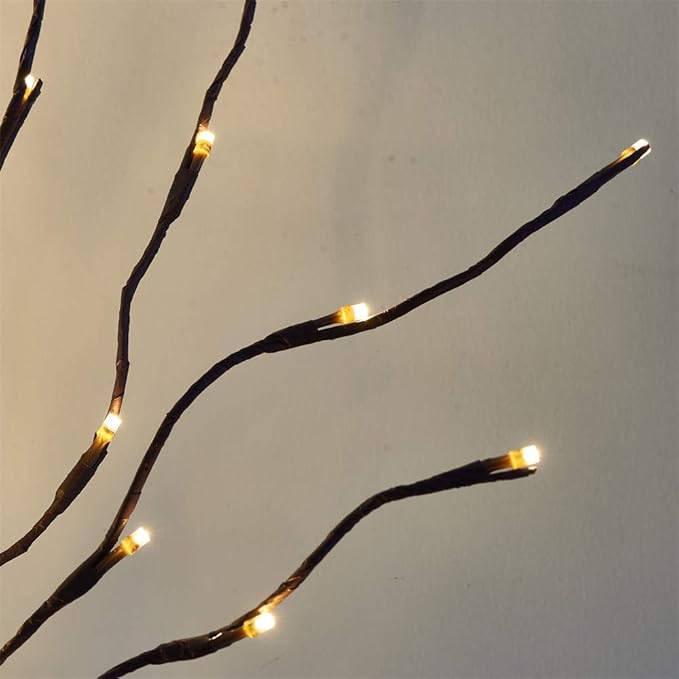 PEIDUO Lighted Willow Branches 30Inch 120 LED Twig Lights, 6PK Tree Branch - Image 8