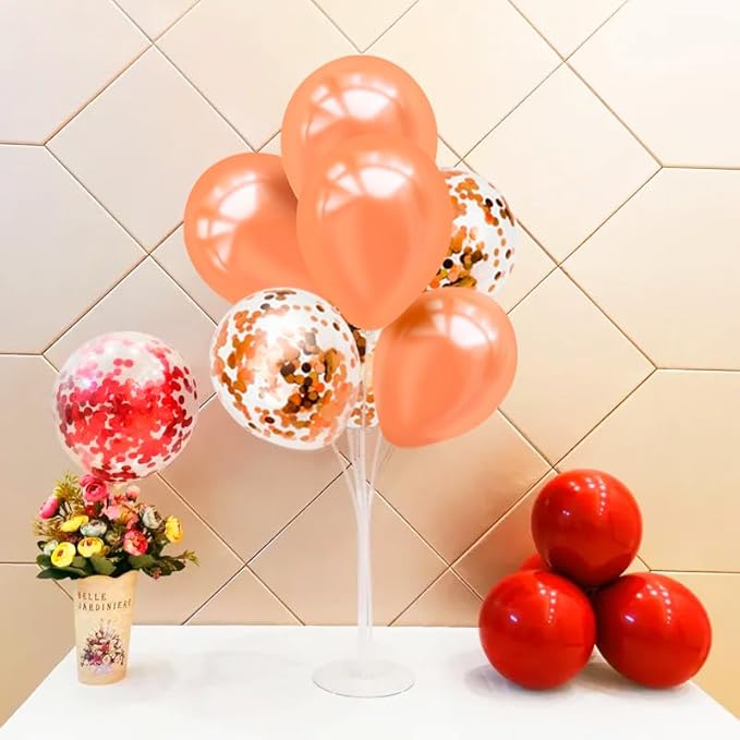 Rose Gold Balloon Stand Centerpiece Table Decorations - Image 6