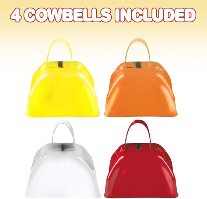 ArtCreativity 3 Inch Metal Cowbells Set - Image 2