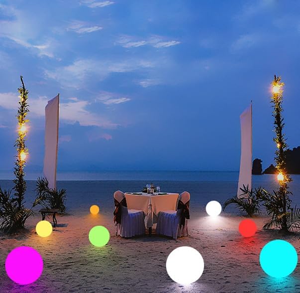 10 In LED Globe Light w/Remote, 16 RGB Colors 4 Modes & 8 Dimmable Brightness - Image 8
