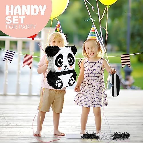 Panda Pinata, Hand Made Animal Pinata Perfect - Image 5