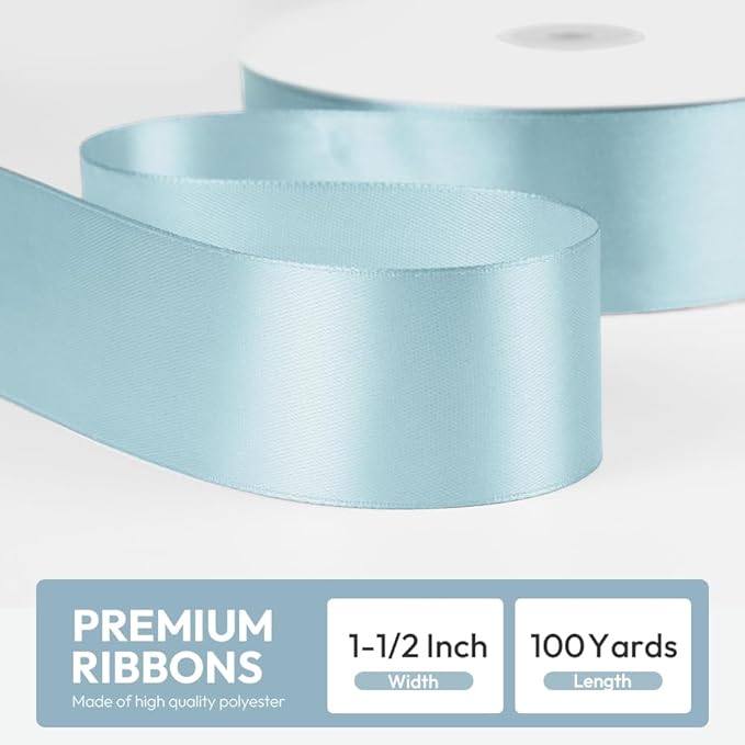 1-1/2" x 100 Yards Satin Ribbon - Image 2