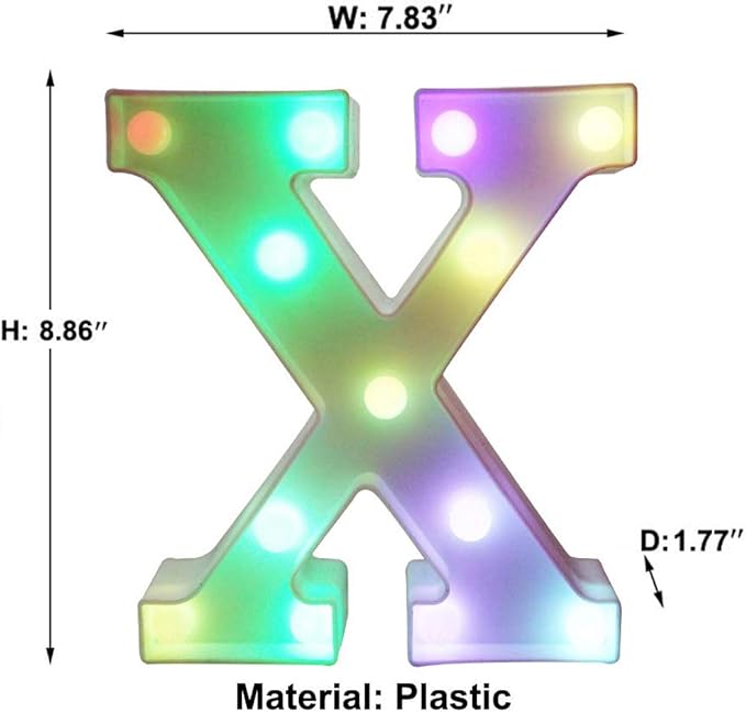 Pooqla Colorful LED Marquee Letter Lights - Image 5