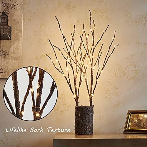 Hairui Twig Branches with Fairy LED Lights 18IN 70LED Battery Operated Lighted - Image 2