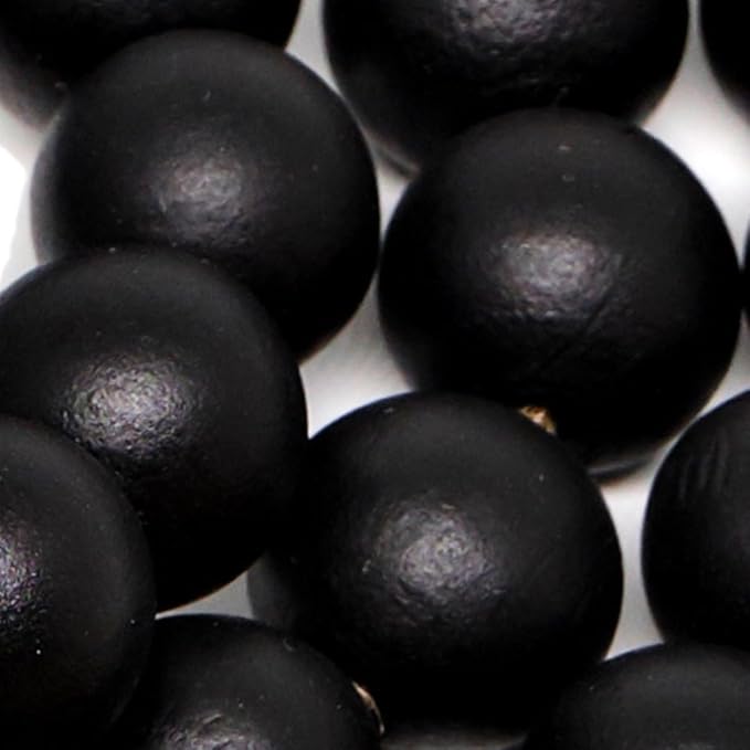 Boho Wood Decorative Beads & Tassel Garland Black - Image 9