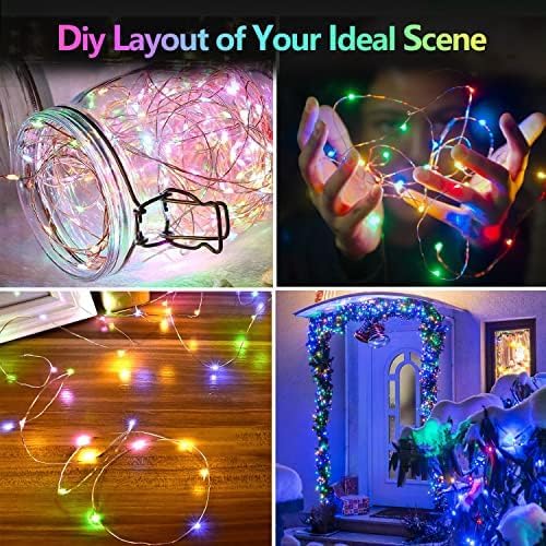 4 Pack 20FT 60LED Battery Operated Fairy Lights - Image 6