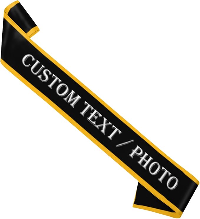 Custom Sash, Personalized Birthday Sash by Handmade
