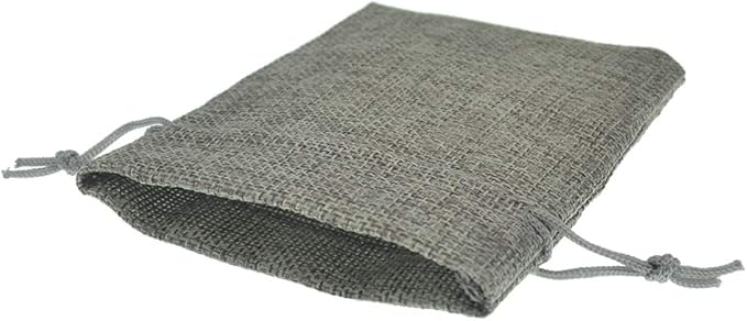 20pcs Burlap Bags 5x7 Inch, Linen Drawstring Gift Bags, Wedding Party Christmas - Image 5