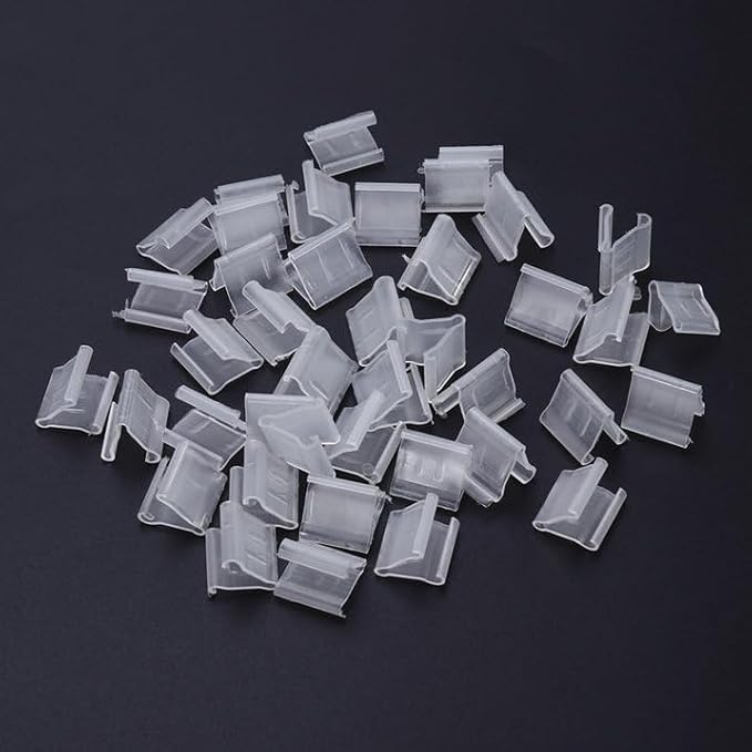 100Pcs Transparent Balloon V-shaped Clip Wedding Balloon Clip Creative Plastic - Image 9