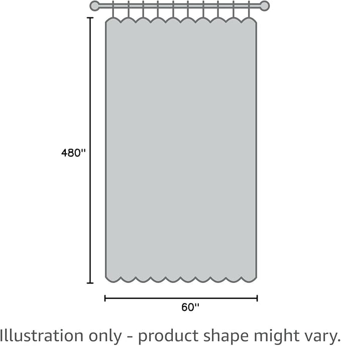 4 Panels White Wedding Ceiling Drapes 5ftx40ft Ceiling Drapes Chiffon Fabric - Image 9