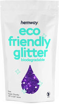 Hemway Biodegradable Glitter Eco Friendly - 100g/3.5oz Bio Cosmetic Safe by Hemway