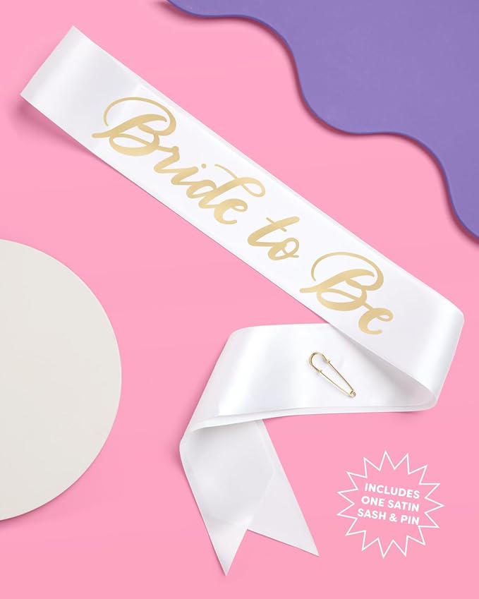 xo, Fetti Bachelorette Party Sash + Veil - Image 2