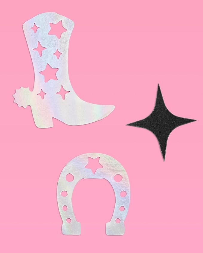xo, Fetti Black + Iridescent Western Confetti - Image 4