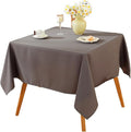 Craft And Party Square Tablecloth, 70 x 70 Inch Charcoal Tablecloth, Polyester by CraftAndParty