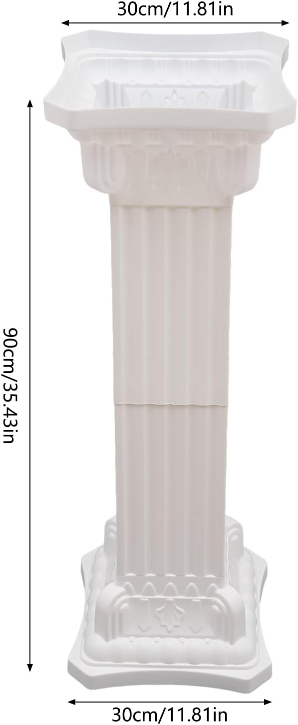 Roman Pillars Decoration Party Flower Pot Columns Set 4Pcs Decor Pedstal Stand - Image 3