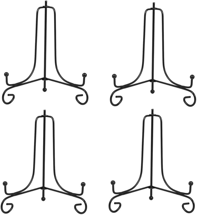 7"Iron Display Stand, Displays Picture Frames, Decorative Plates, Tablets and by Artliving