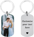 Personalised Keyring with Custom Photo & Text by Unknown