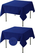 Fokitut 2 Pack Waterproof Square Tablecloth, 70x70 Inch, Stain Resistant and by BalsaCircle